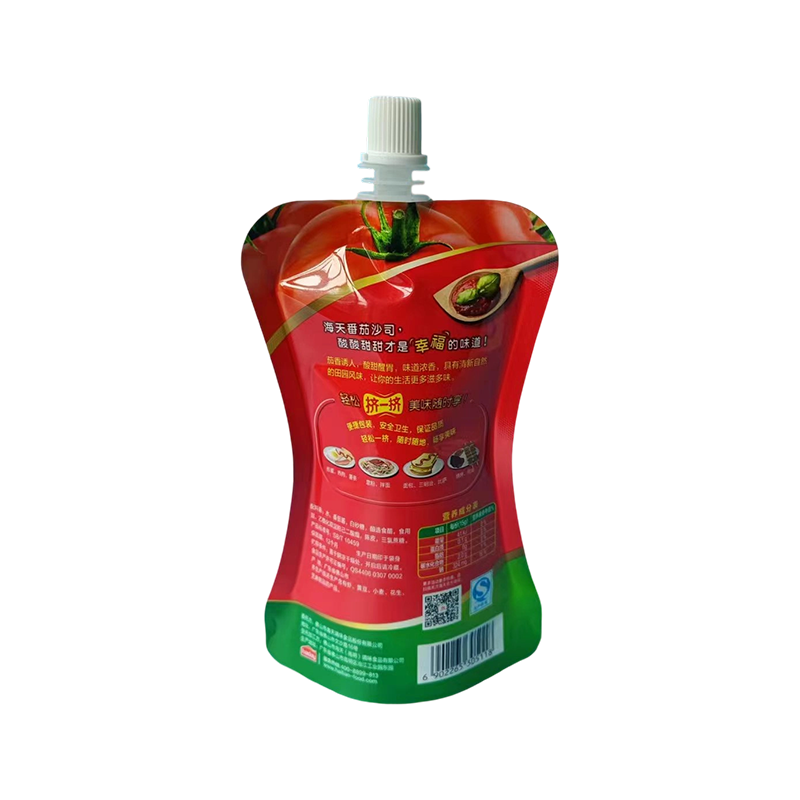 Bolsa para Salsa con Pico Vertedor de Alta Sellado